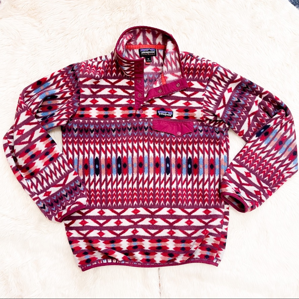 Patagonia Aztec Print Synchilla Fleece Jacket